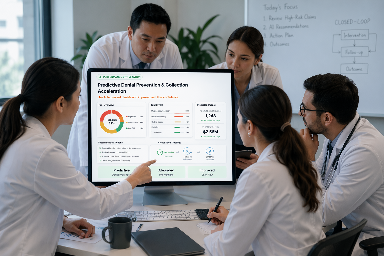 Predictive Denial Prevention & Collection Acceleration