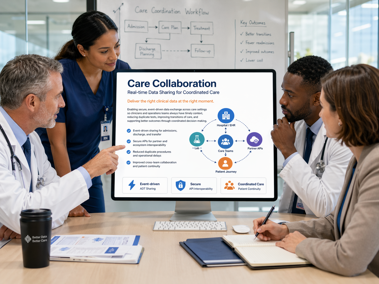 Real-time Data Sharing for Coordinated Care