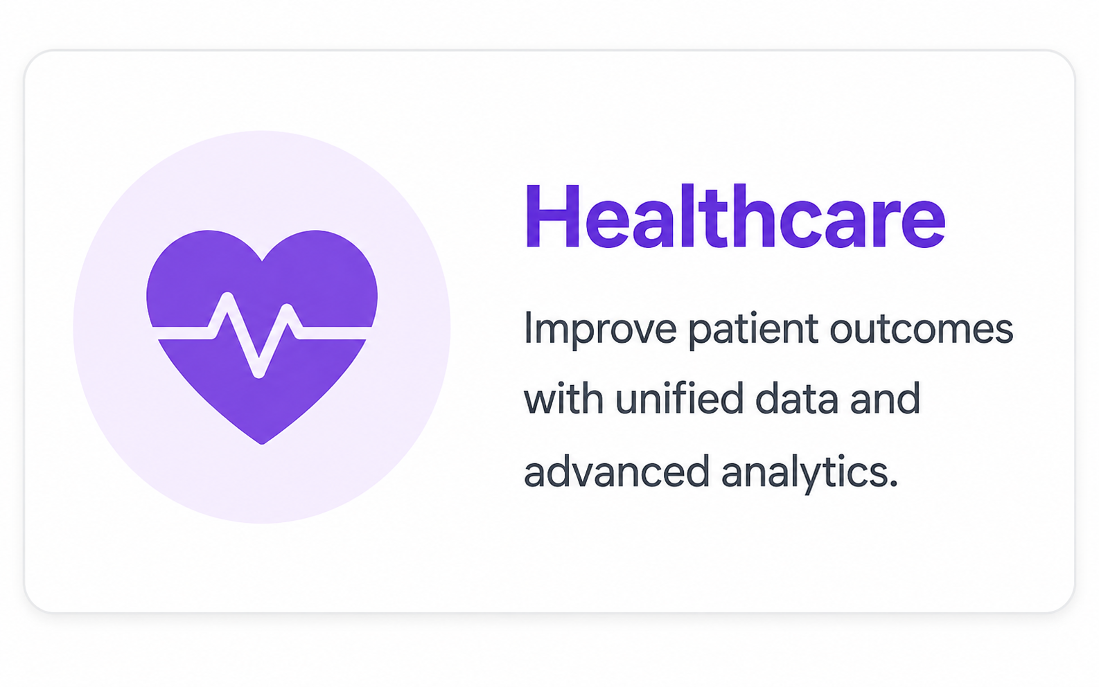 Healthcare